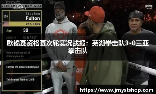 欧锦赛资格赛次轮实况战报：芜湖拳击队3-0三亚拳击队