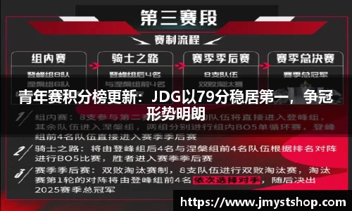青年赛积分榜更新：JDG以79分稳居第一，争冠形势明朗